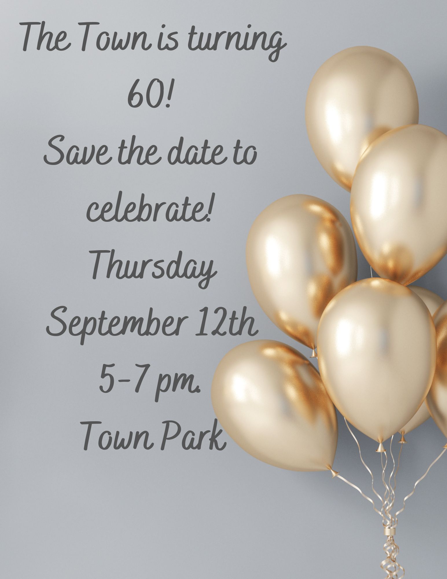 Town Celebration Flyer