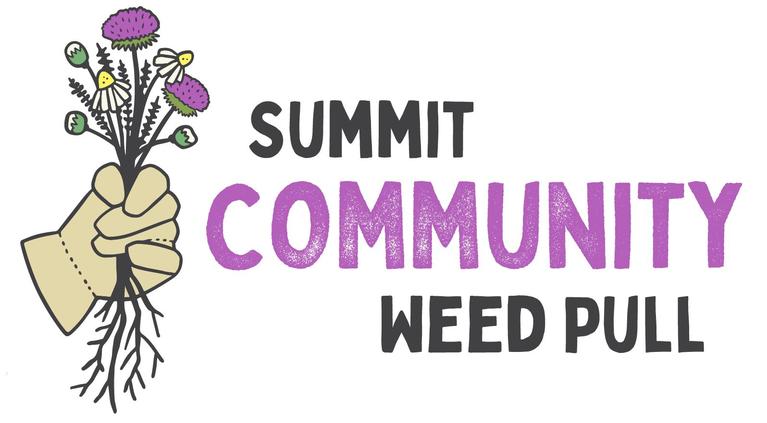 Summit Community Weed Pull Event Logo