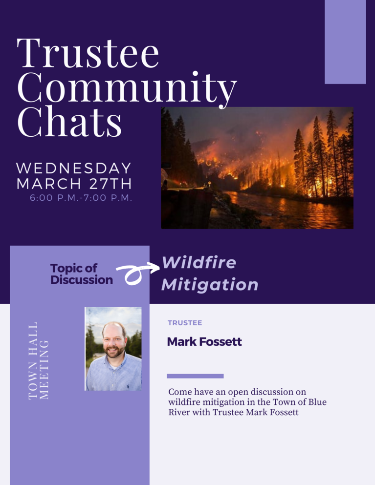 Trustee Community Chat Flyer